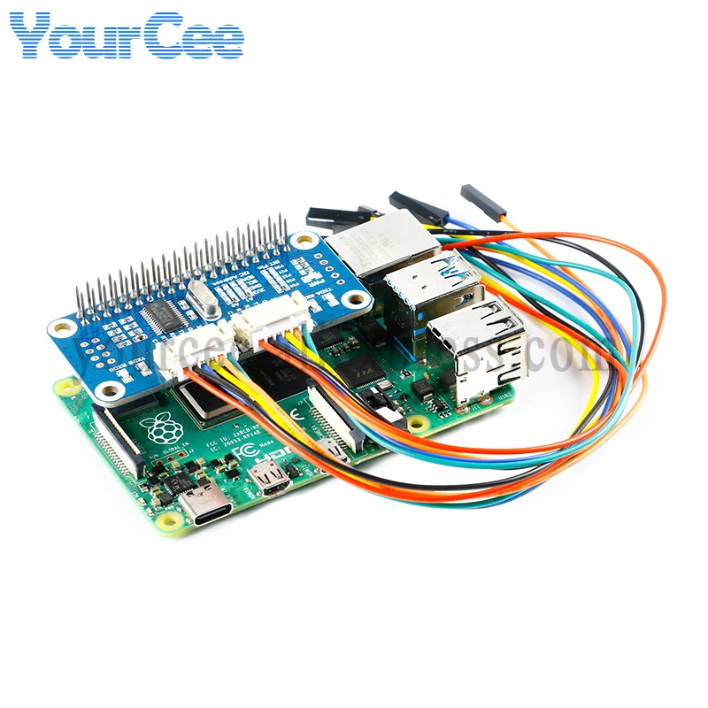 2-канальный последовательный порт UART для Raspberry Pi 4B/3B +/Zero W плата расширения