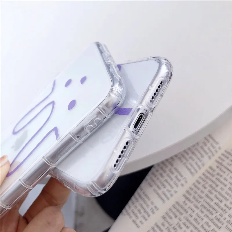 Милый противоударный чехол для телефона с изображением собаки кота кролика iphone 11