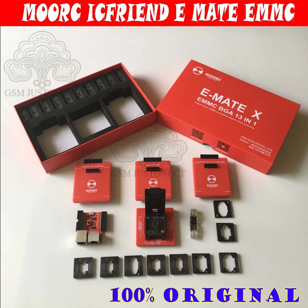 Новинка MOORC высокоскоростная фотовспышка EMATE EMMC BGA 13 в 1 для 100 136 168 153 169 162 186 221 529 254 |