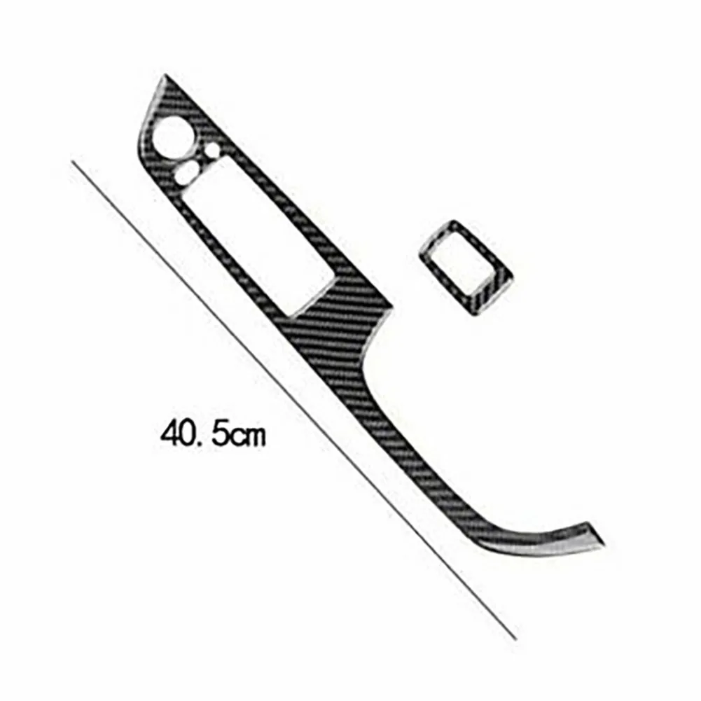 Черная крышка переключателя отделка 40 5 см углеродное волокно Простота в