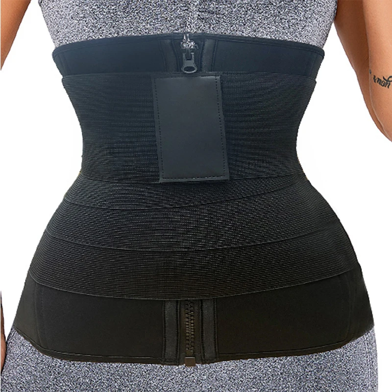 Waist Trainer Tummy Wrap Long Belt Slimming Bandage Women Body Shaper Belly Sheath Fitness Cincher Neoprene Fat Burning Shaper