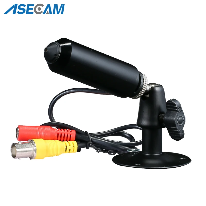 

Миниатюрная аналоговая камера видеонаблюдения Super 3MP AHD Starlight, объектив с отверстиями, маленькая черная металлическая пуля 1080P