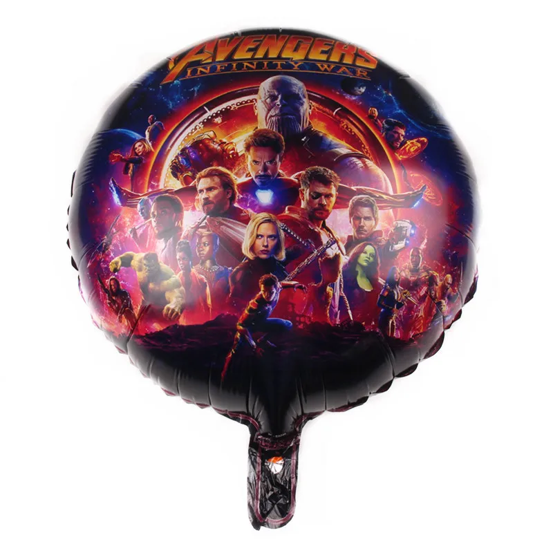 

18inch Disney Avengers Kid Aluminum Balloons Anime Figures Spiderman Hulk Ironman Party Supplies Christmas Decorations Boy Gifts