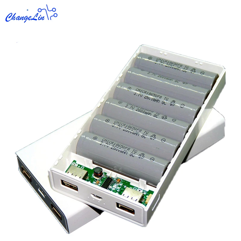 20000 мАч обновленный внешний аккумулятор модуль зарядное устройство чехол