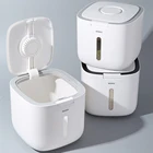 Контейнер для хранения сухих продуктов, герметичный, для овса, риса, влагостойкий, от насекомых, с градуированной чашкой, 10 кг