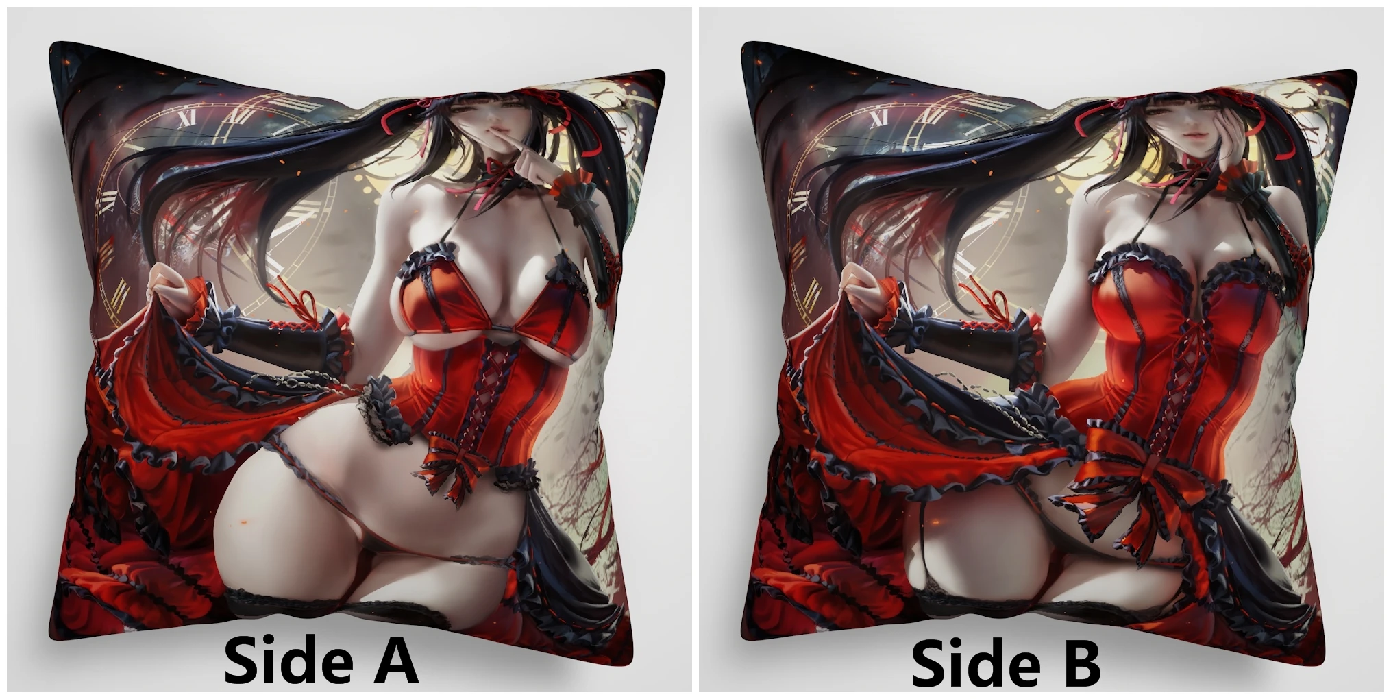 Двусторонняя Подушка из аниме токисаки Куруми|Наволочка| |