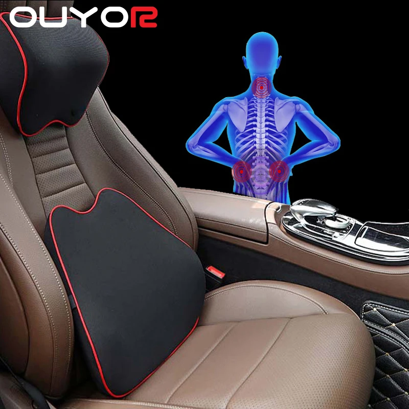 Автомобильная подушка для шеи поддержка поясницы головы автомобильного сиденья