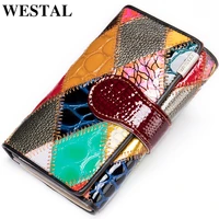 westal womens wallet female wallet genuine leather purse for women crocodile pattern design luxury brand lady clutch female