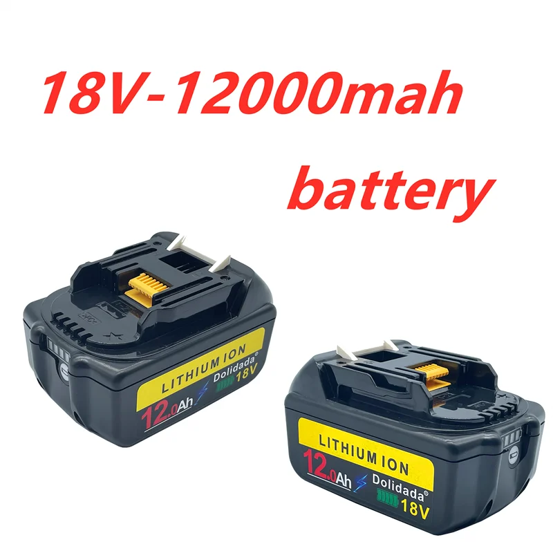 

new bl1860 rechargeable battery 18 V 12000mah Makita Li ion 18 V battery bl1840 bl1850 bl1830 bl1860b LXT 400 + charger