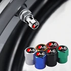 Новые Металлические колпачки клапанов, 4 шт., автомобильные колпачки для колес, оболочки для Audi A6 A1 A3 A4 A5 A7 A8 Q3 Q5 Q7 TT, товары для автостайлинга