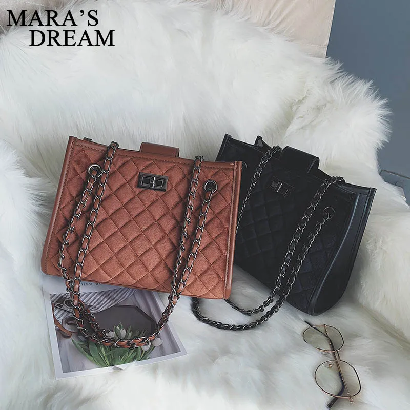 Mara's Dream 2019 новая осенняя и зимняя портативная Дамская однотонная корейская
