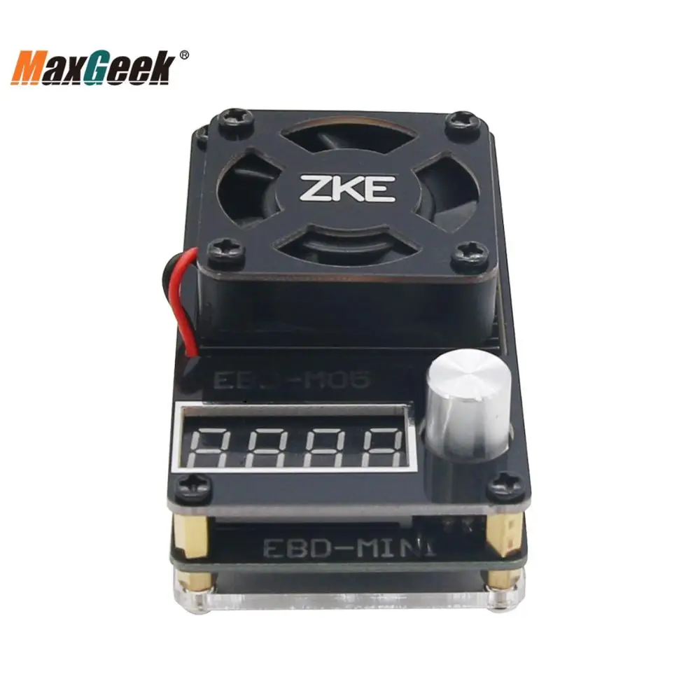 Электронный тест нагрузки Maxgeek ZKE EBD M05 проверка емкости аккумулятора внешний