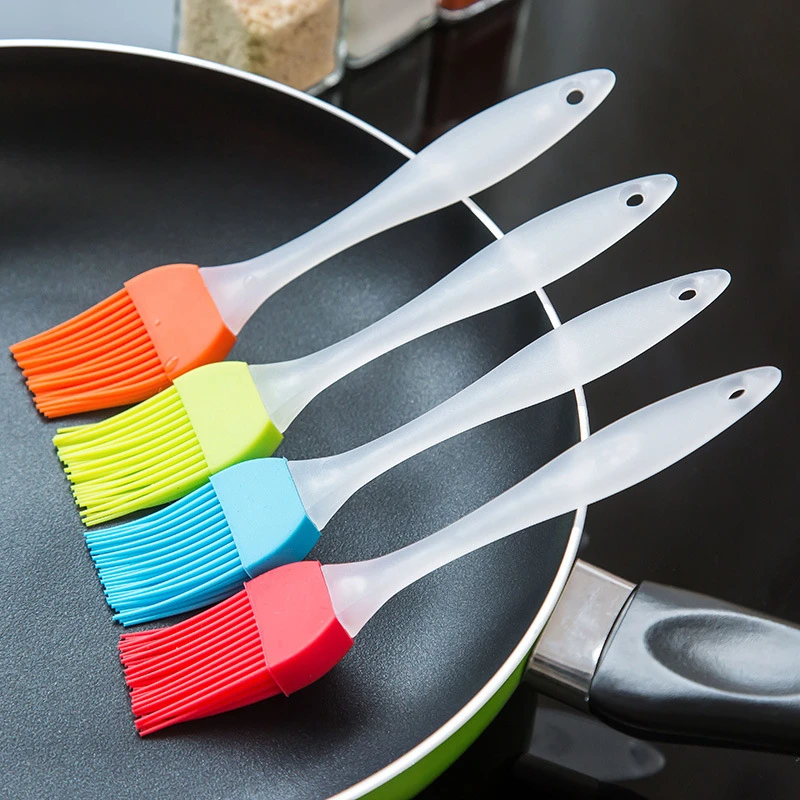 

Silicone BBQ Baking Brush Heat Resistance Barbecue Oil Brush Silicone Cooking Brush for Butter Cream Sauce Baking Cake Tools