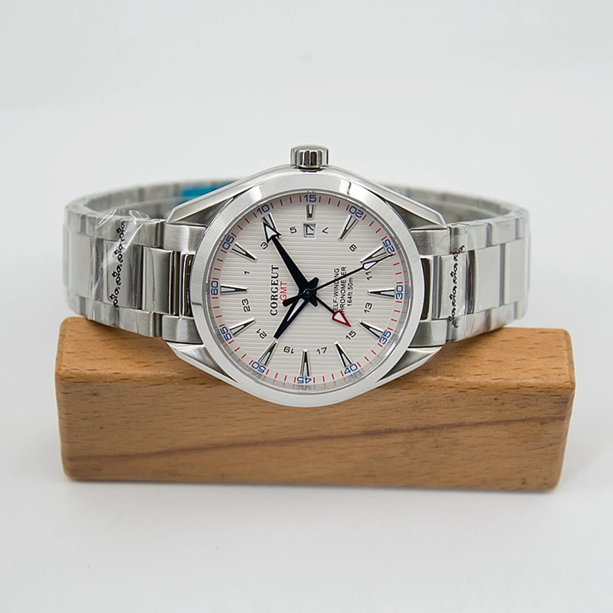 2021 роскошные мужские механические наручные часы из нержавеющей стали GMT ведущей