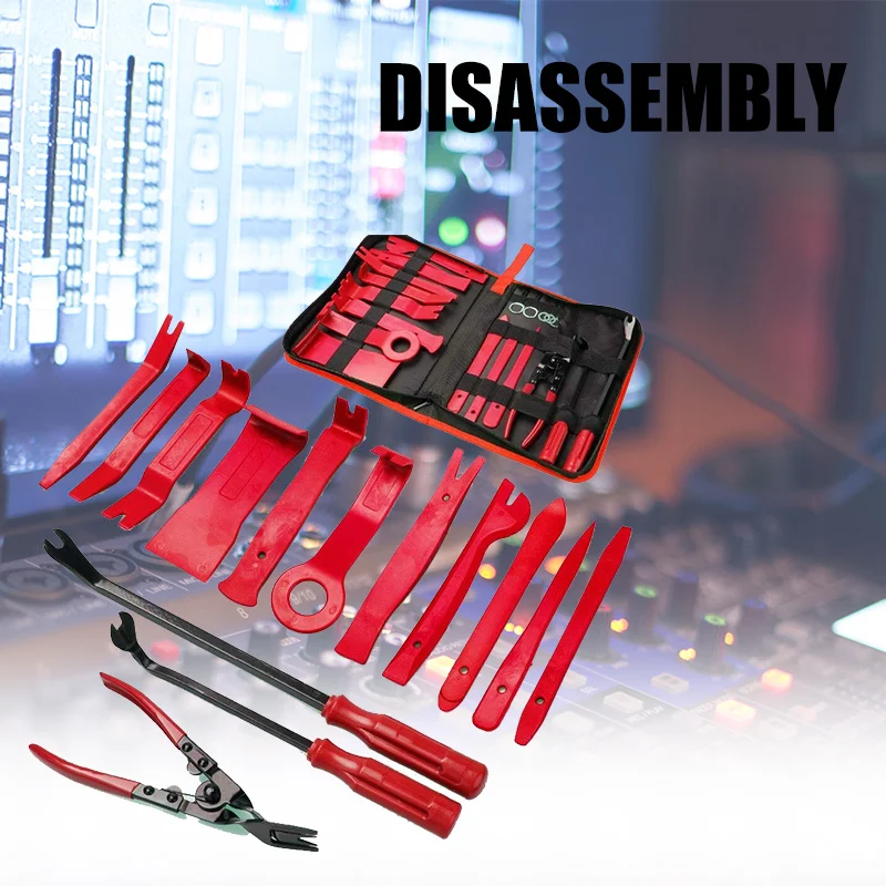 Набор инструментов для демонтажа аудио автомобиля открытая установка ремонтный