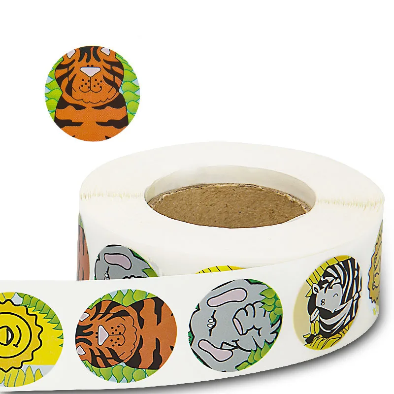 

Stickers 500 pcs/roll Teacher Reward Sticker Fun Stickers For School Teacher Student Stationery Stickers Children's toy label