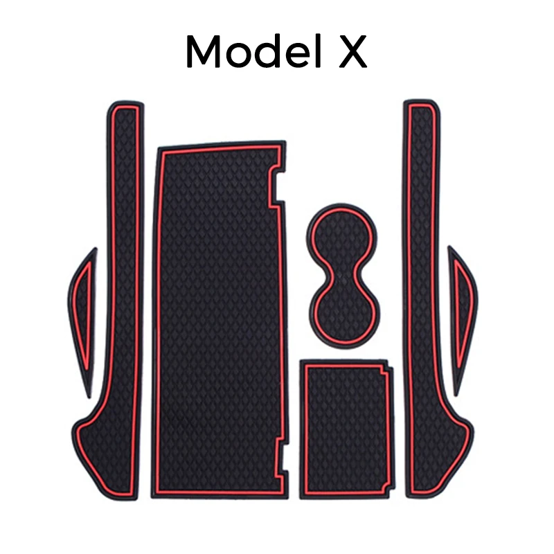 7 шт. коврики для дверей автомобиля Tesla Model X| |