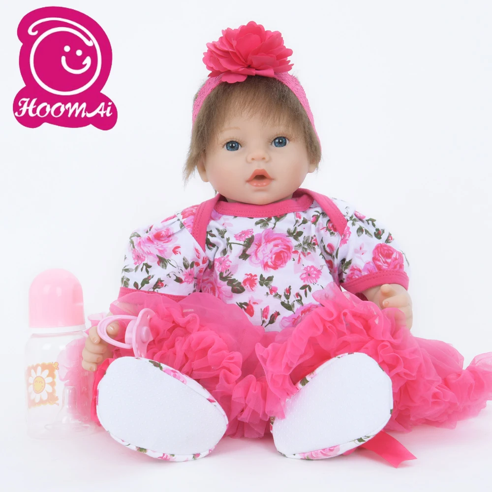Кукла реборн для девочек Реалистичная мягкая силиконовая супер милая кукла