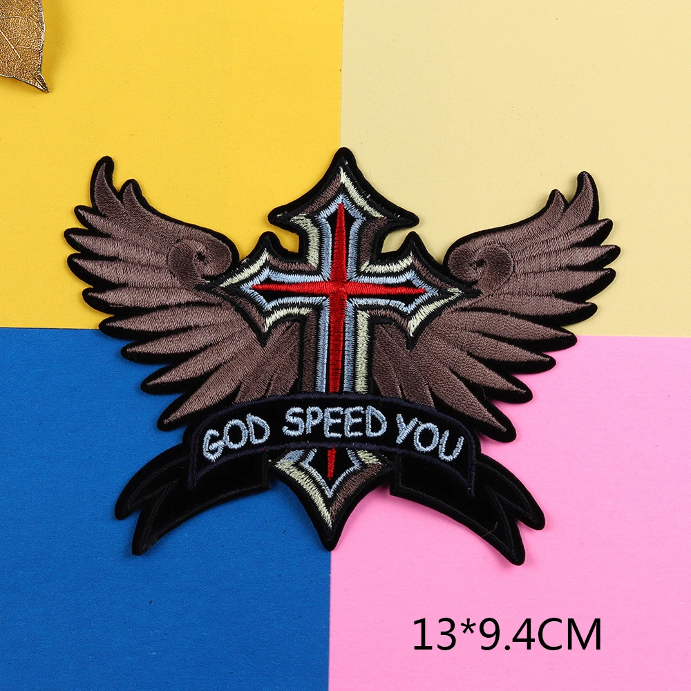 Панк Стиль орел с буквенным принтом Щенячий патруль Live ездить и вышивкой череп