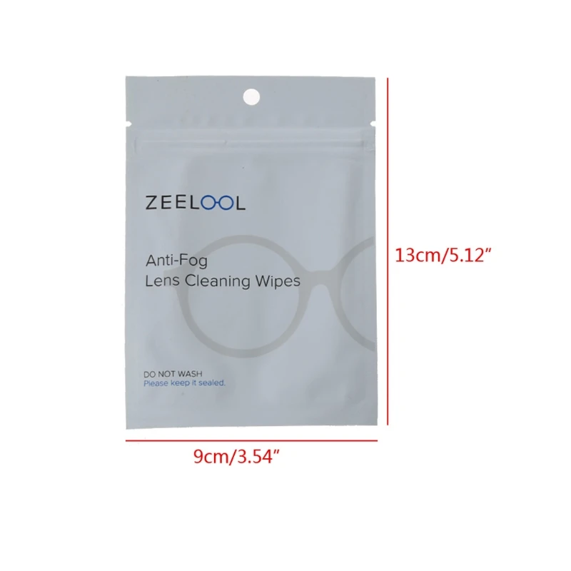 

5Pcs Reusable Eyeglasses Pre-moistened Wipes Antifogging Lens Cloth Defogger Prevent Fogging for Glasses Anti-fog Wipes