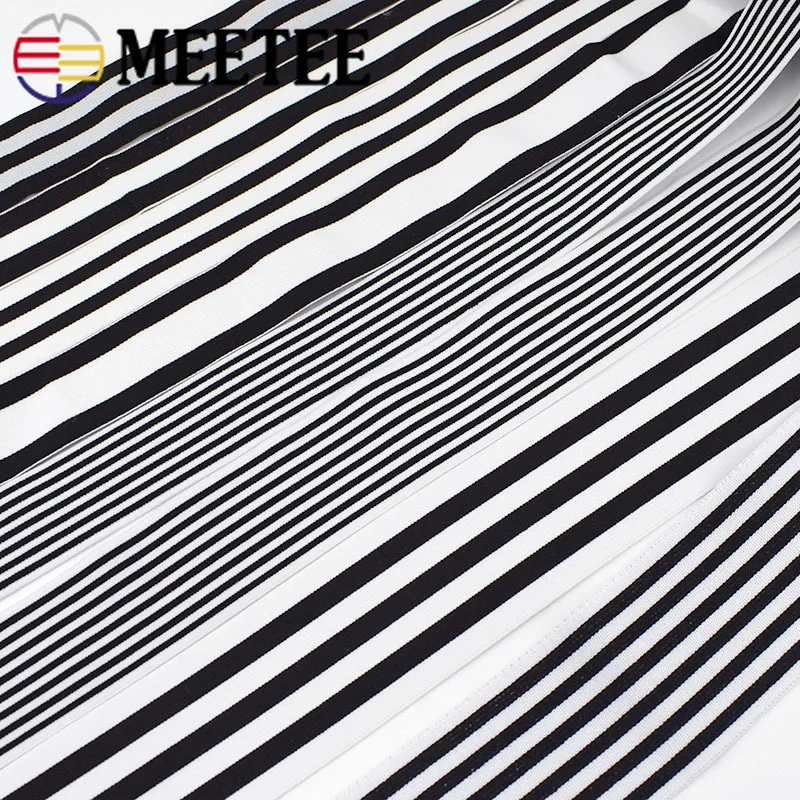 Эластичная лента из нейлона белый и черный пояс с кружевной отделкой 5