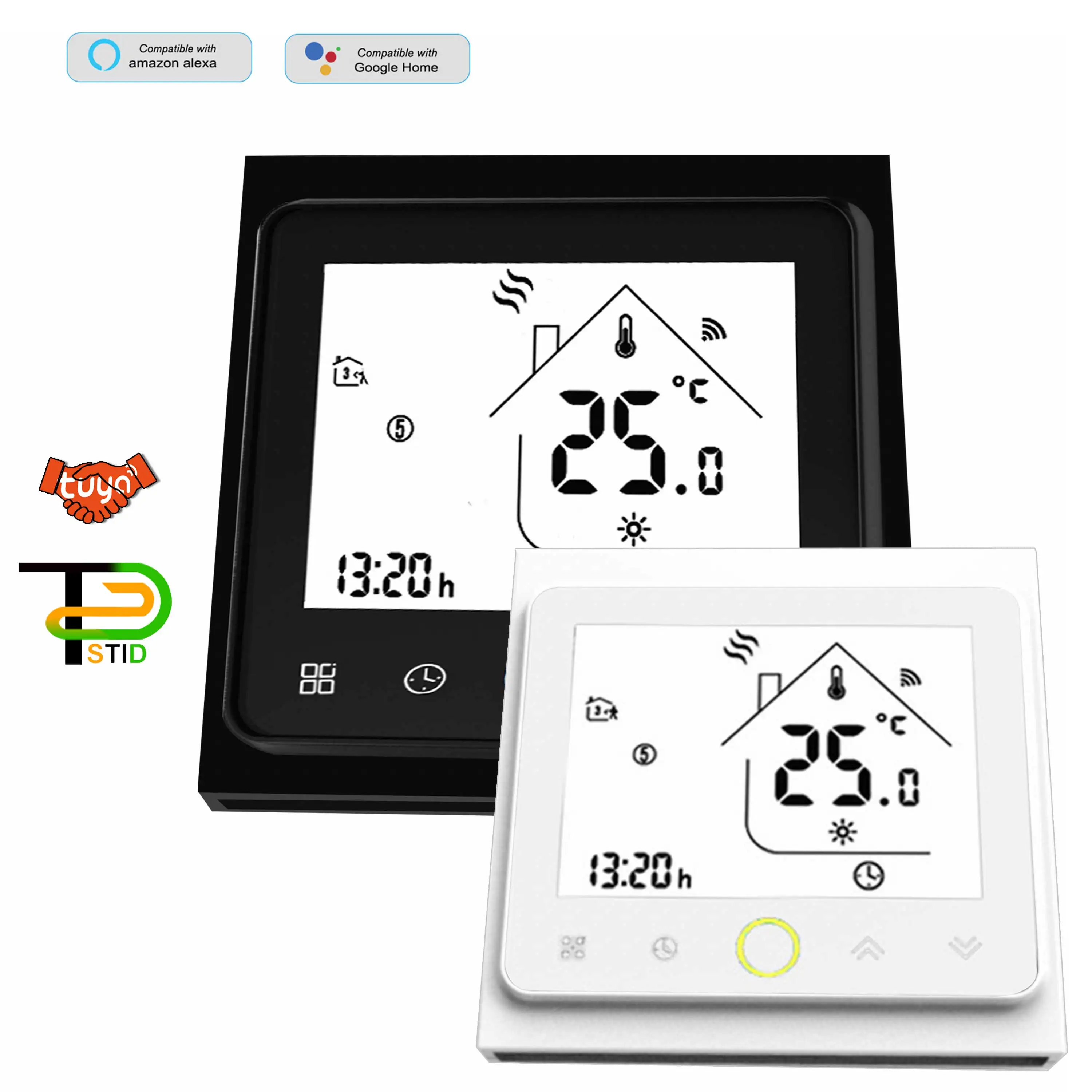 

24V 220V Smart WIFI Thermostat Guard for Gas Boiler Dry Contact &Passive Contact By RS485&MODBUS