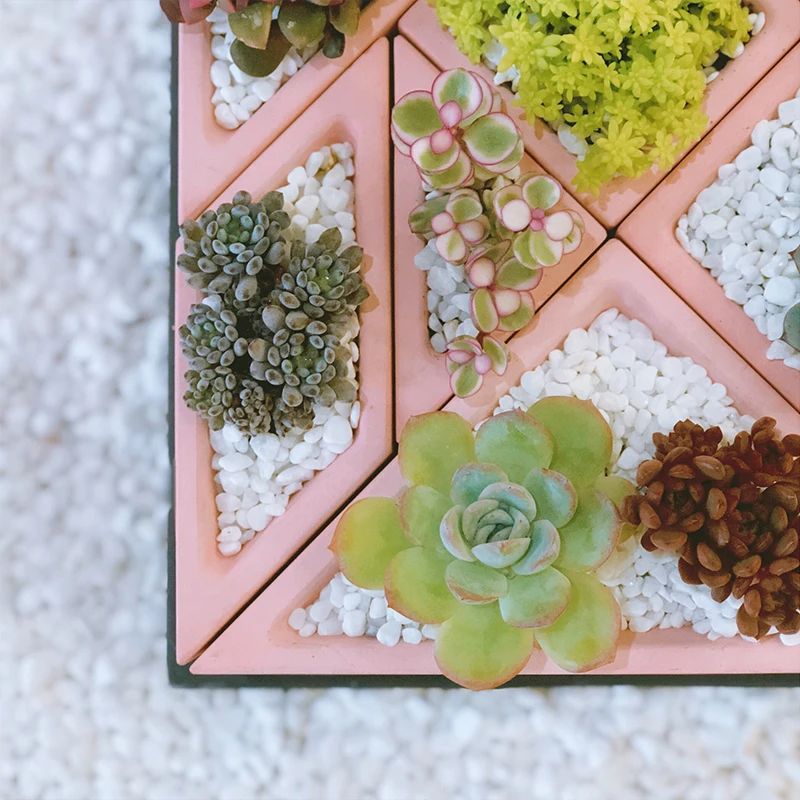 Бетонная силиконовая форма для цветов Простой цементный цветочный горшок