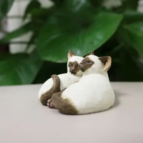 Фигурка питомца кошки JJM Birman котенок кошка коллекционная игрушка украшение ПВХ