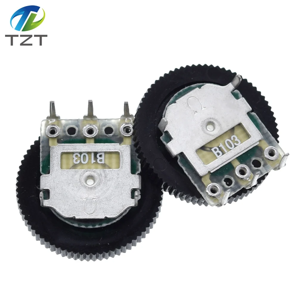 TZT 10 шт. B103 16x2 мм 10K Ом двойной циферблат конический объем колеса дуплекс