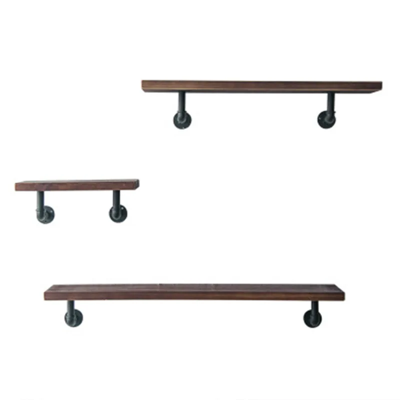 Винтажные деревянные настенные полки античный настенный фон для телевизора