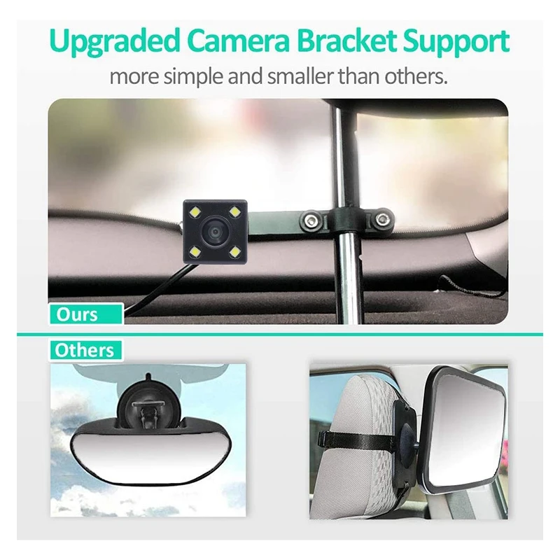 Baby Car Mirror 4.3Inch HD Night Vision Display Safety Seat Camera Monitored Rearview | Автомобили и мотоциклы