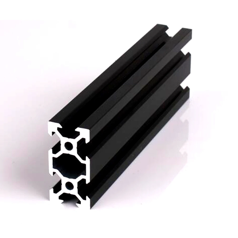 4pcs/lot 600mm Black V-slot 2040 European Standard Anodized Aluminum Profile Extrusion Linear Rail  for CNC 3D Printer