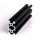 4 шт.лот 600 мм черный V-образный слот 2040 европейского стандарта, анодированный алюминиевый профиль, линейная направляющая для ЧПУ 3D-принтера