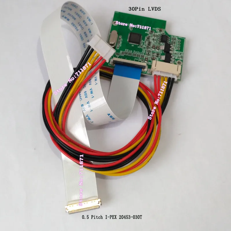 I-PEX 20453-030T eDP адаптер LVDS Plate Suite 30P 2 Lanes Соединительный 20455-030E Connect Control Board | Компьютеры