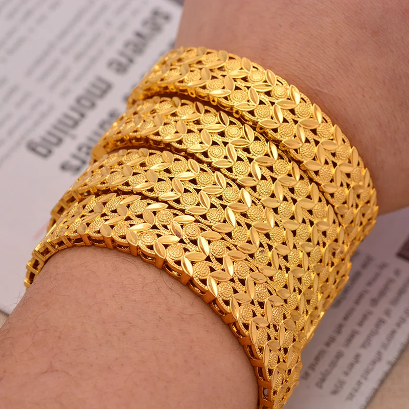 Wando большие роскошные открытые браслеты для женщин/девушек Дубай Франция