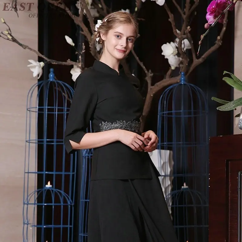 Весенне летняя униформа для косметолога платья одежда тайская массажа спа