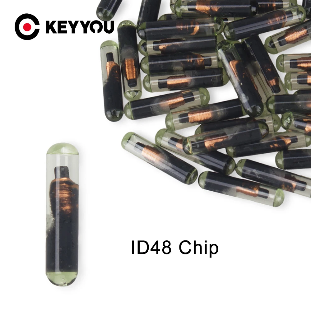 Ключ для автомобиля KEYYOU стеклянный транспондер ID48 ID 48 Chip T6 чип Фольксваген Audi Honda