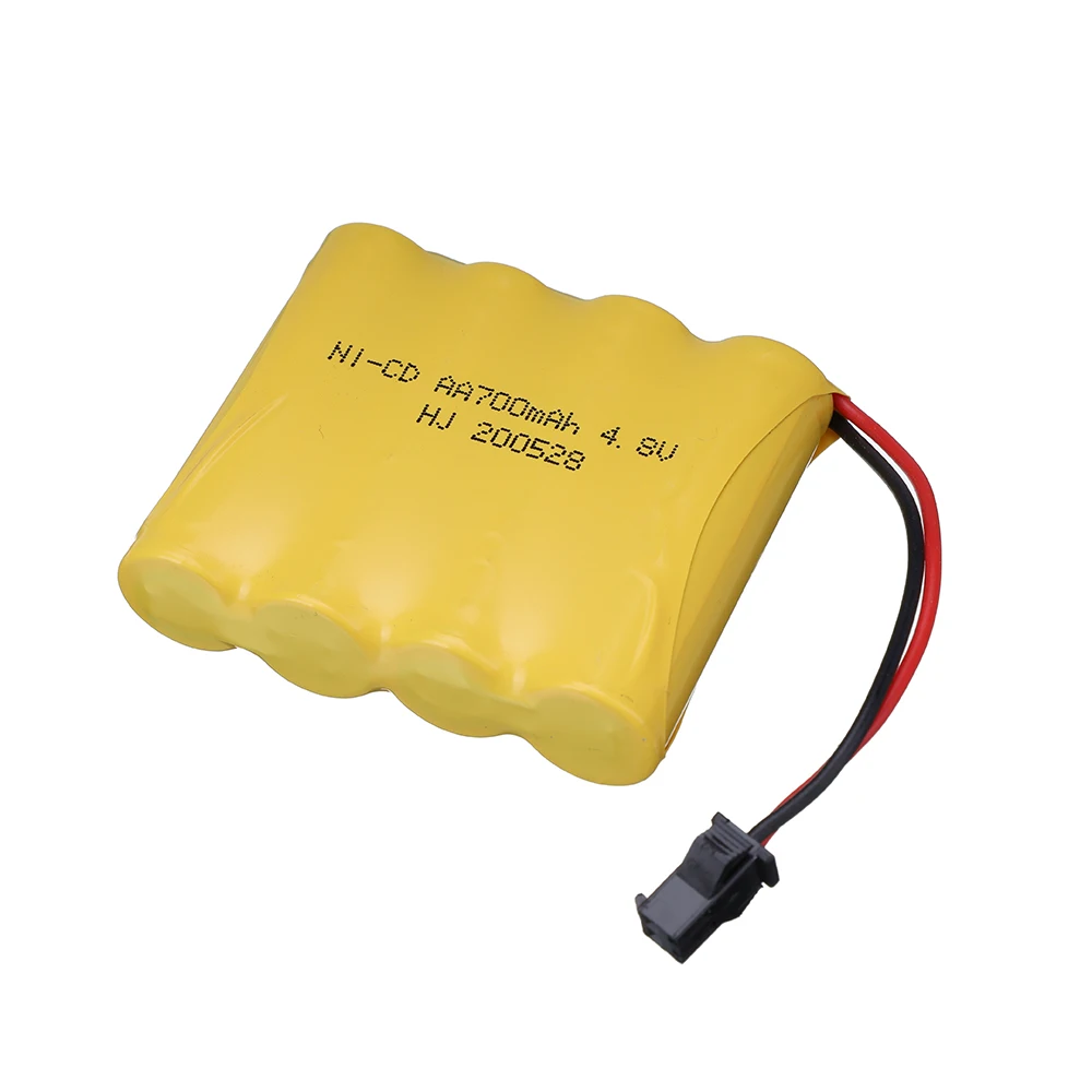rechargeable 4xaa battery pack remote control toy car battery 4 8v 700mah ni cd battery sm 2p with 4 8v charger 4 8v ni cd free global shipping