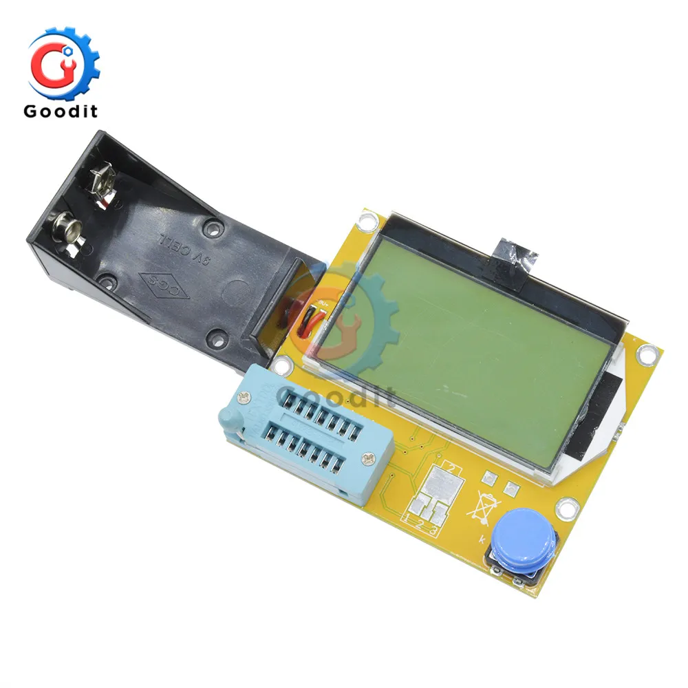 Mega328 LCR-T4 Транзистор тестер Диод Триод Емкость LCR ESR измерительный модуль MOS PNP/NPN M328 MOSFET мультиметр Защита аккумулятора