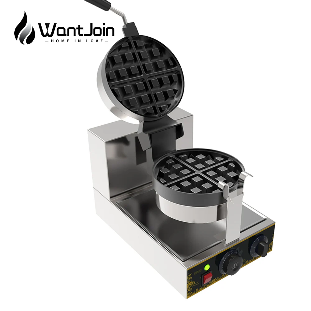 WantJoin Электрический вафельница машина круглый коммерческий гайка гриль Tornitsa Hazel