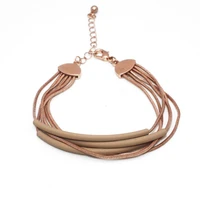 vintage punk 2021 gold color charm chain bracelets for women copper bangle bracelets fashion bohemian jewelry gift