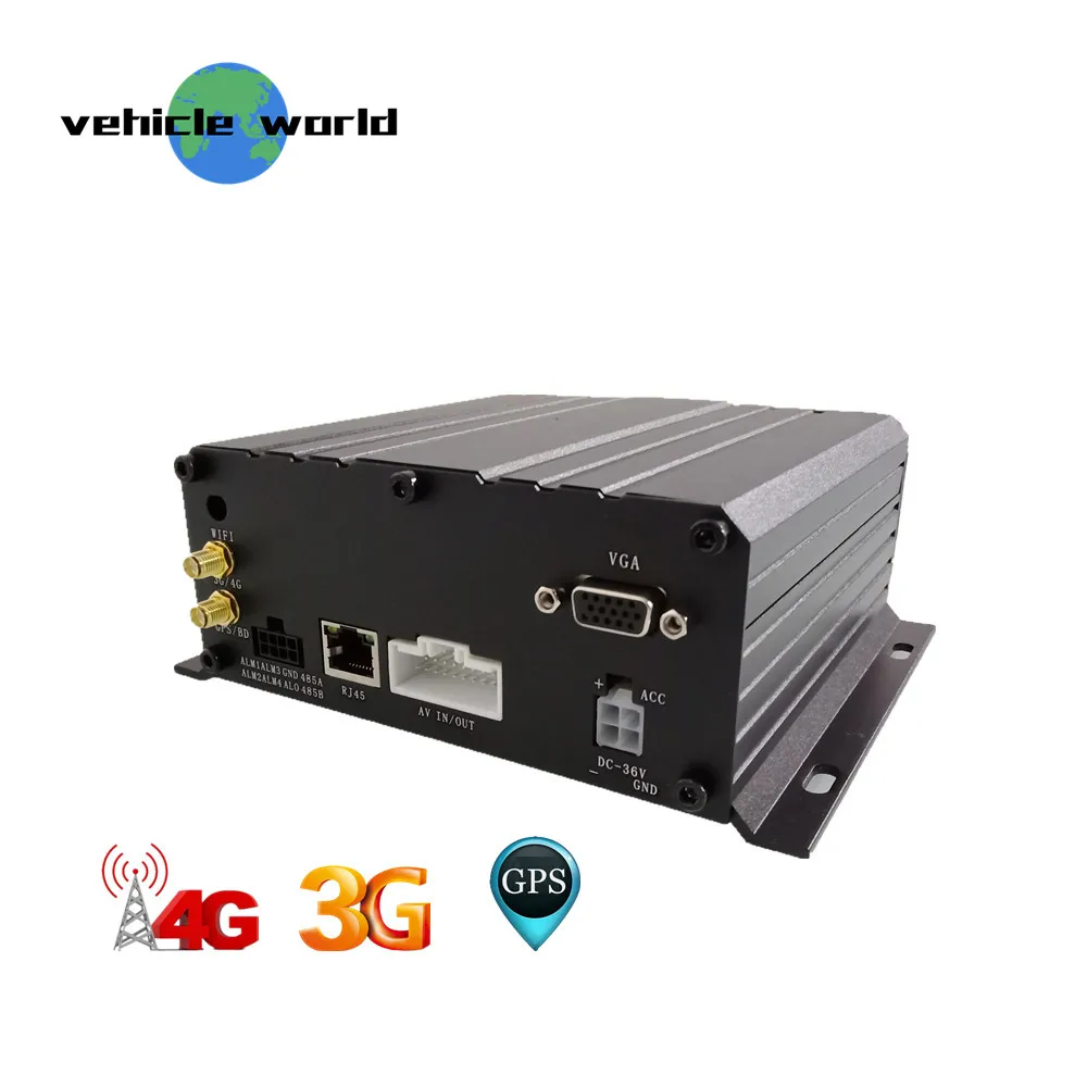 Trailer Truck School Bus Taxi Vehicle Car HDD SD Card 4CH AHD 1080P Mobile DVR built in GPS 4G | Безопасность и защита