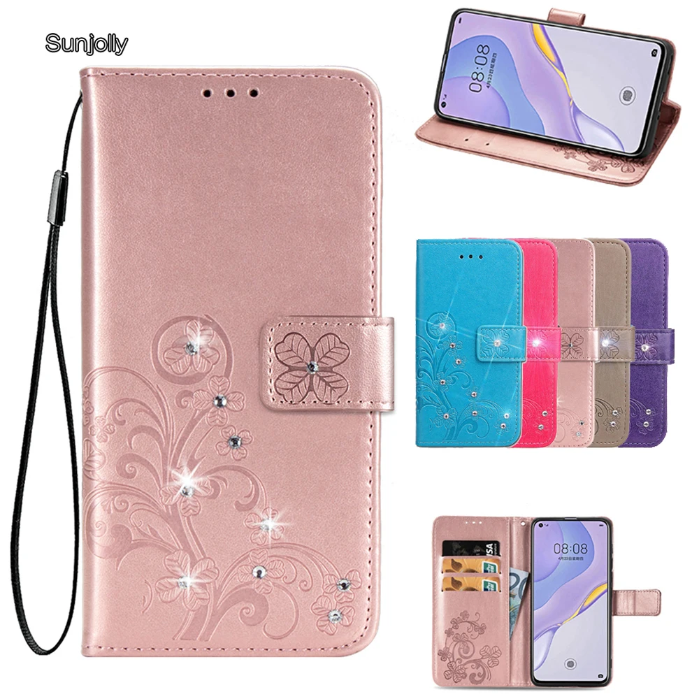 Sunjolly чехол для LG бархатный женский стиль 3 L41A K610 K51S K41S стразы флип-кошелек кожаный чехол для телефона чехол для LG Stylo 6 7 coque