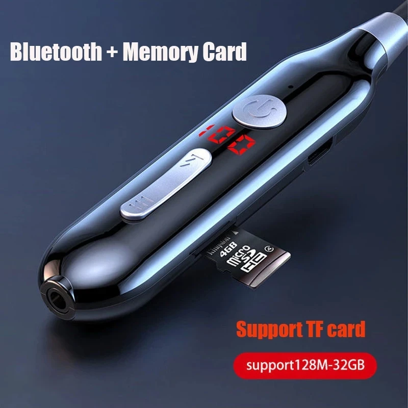 

Bluetooth Bass In Ear Wireless Headset Magnetic Neckband Sports Running Earphone Earplug Waterproof Noise Canceling