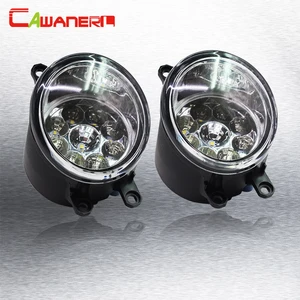 cawanerl 1 pair h8 h11 car daytime running light fog light drl led light white blue orange for toyota yaris vitz hatchabck 2005 free global shipping