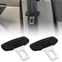 1pair universal car safety buckle seat belt clip insert alarm stopper clamp