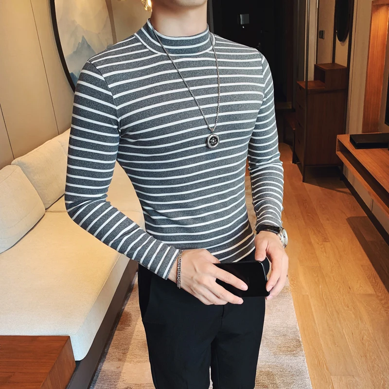 2019 футболка с длинным рукавом мужская осенне зимняя новая британская трендовая