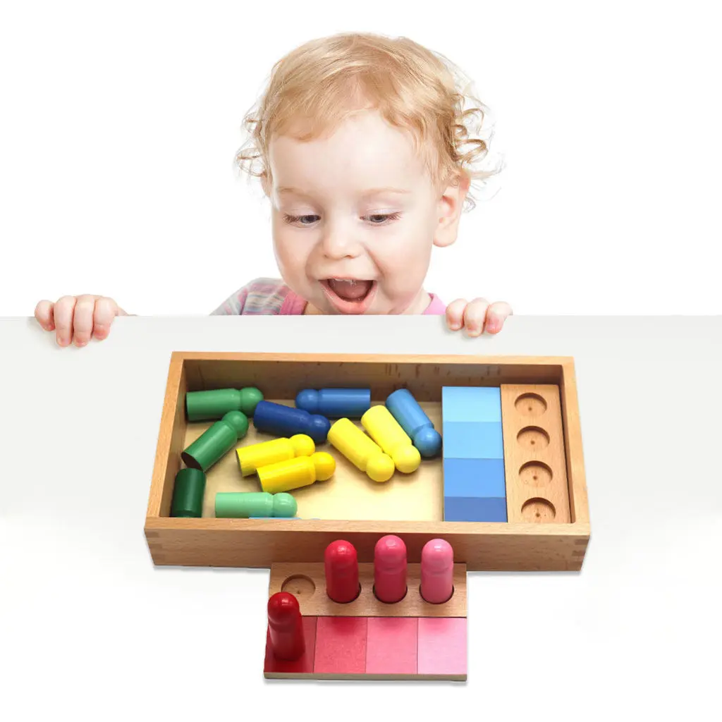 

Wood Color Sorting Toys Color Similarity Sorting Hand-Eye Coordination Toys
