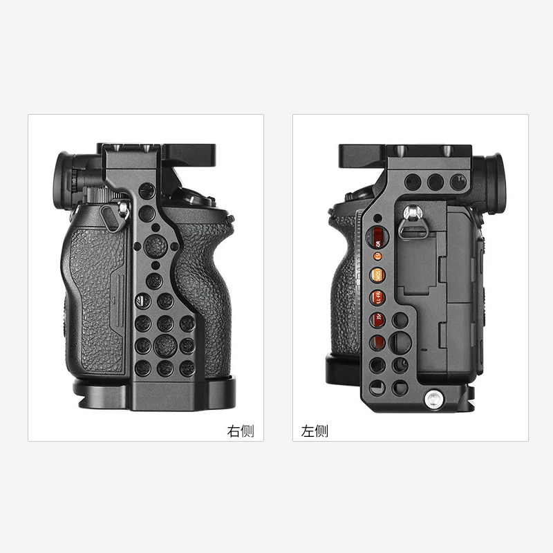 Клетка для камеры клетка кролика Sony A7R4 с отверстиями винтов 1/4 дюйма и 3/8 ручек