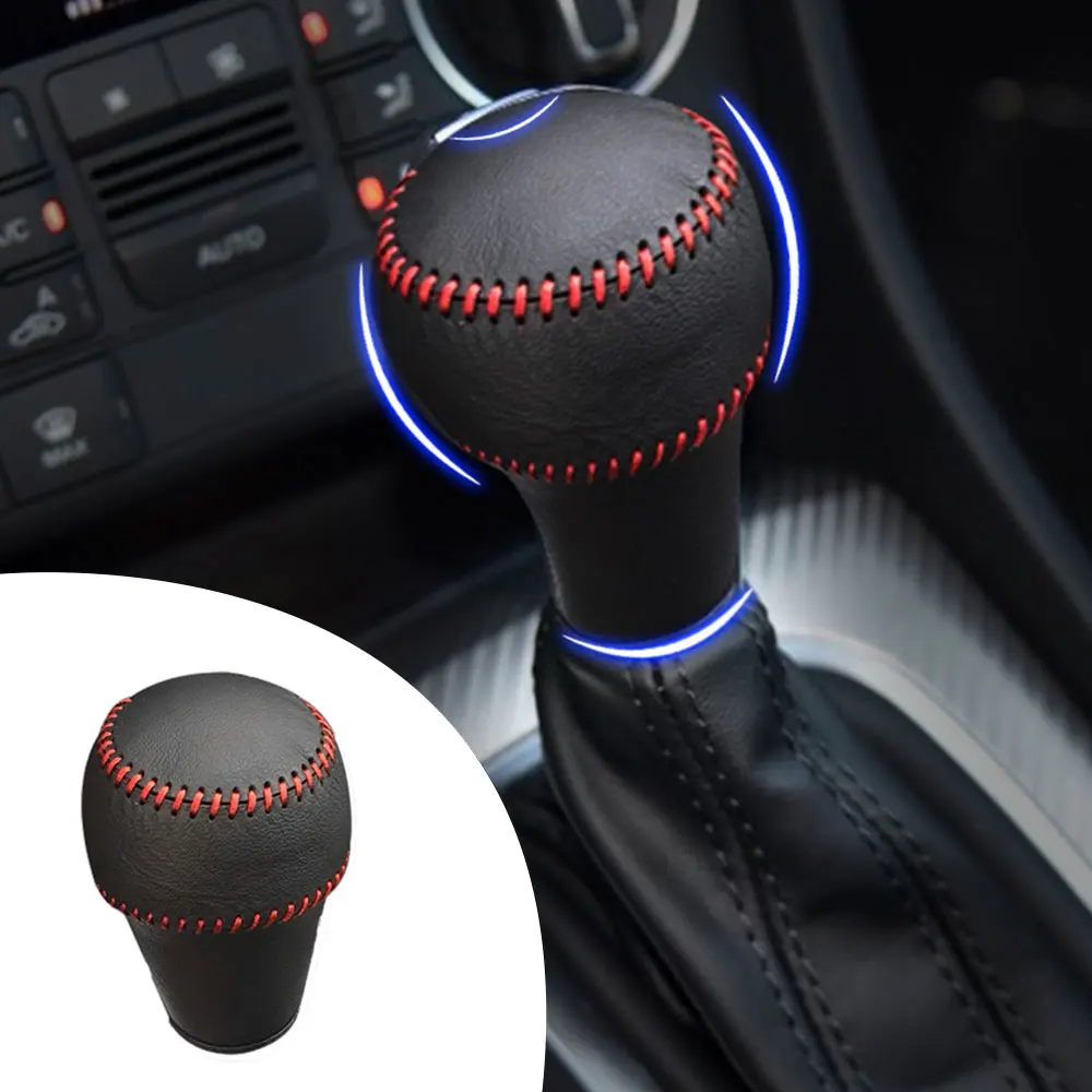 Gear Shift Knob Cover AT For Audi Q3 13-18 RS 3 2017 RS 6 2016 RS 7 2016 TT RS 2016 Non-slip Automatic Shifter